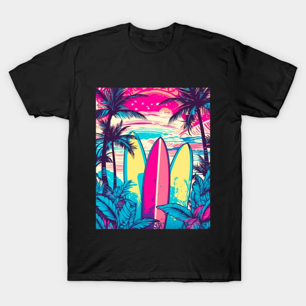 Splendid Surfboard T-Shirt by Marco Massano Art